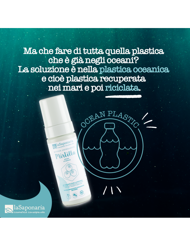La Saponaria Mousse Detergente Mirtilla Zero Stress 150ml  - 3