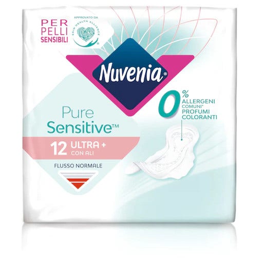 Nuvenia Pure Sensitive Assorbenti Ultra Giorno 12 Pezzi-1