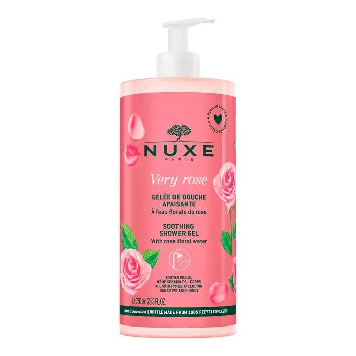 Nuxe Very Rose Gel Doccia Lenitivo Maxi Formato 750ml-4