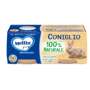 Mellin Omogeneizzato Coniglio 2x80g  - 2