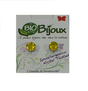 Bio Bijoux Orecchino Xirius 6,2mm Giallo Opalino  - 1