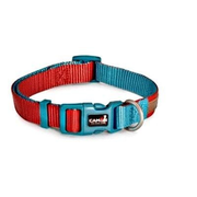 Camon Collare Regolabile Double Premium Rosso/Ottanio Per Cani Cuccioli 15x300cm/400mm-3