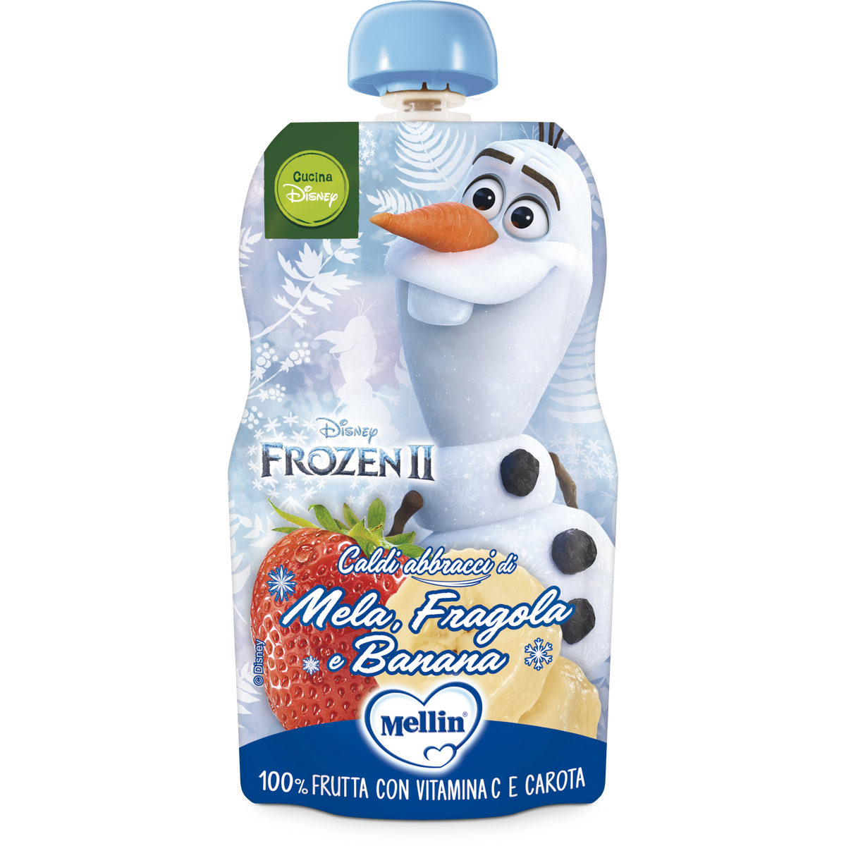 Mellin Pouch Disney Frozen Mela Fragola Banana 110g  - 2