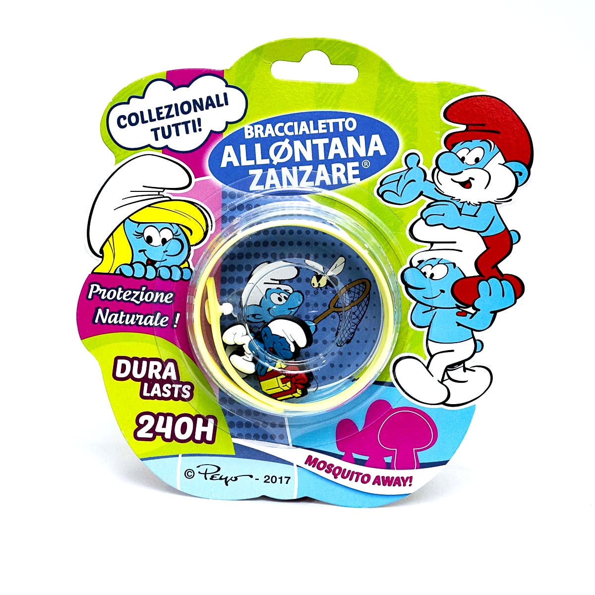 Bracciale Puffi Allontana Zanzare 1 Pezzo  - 2