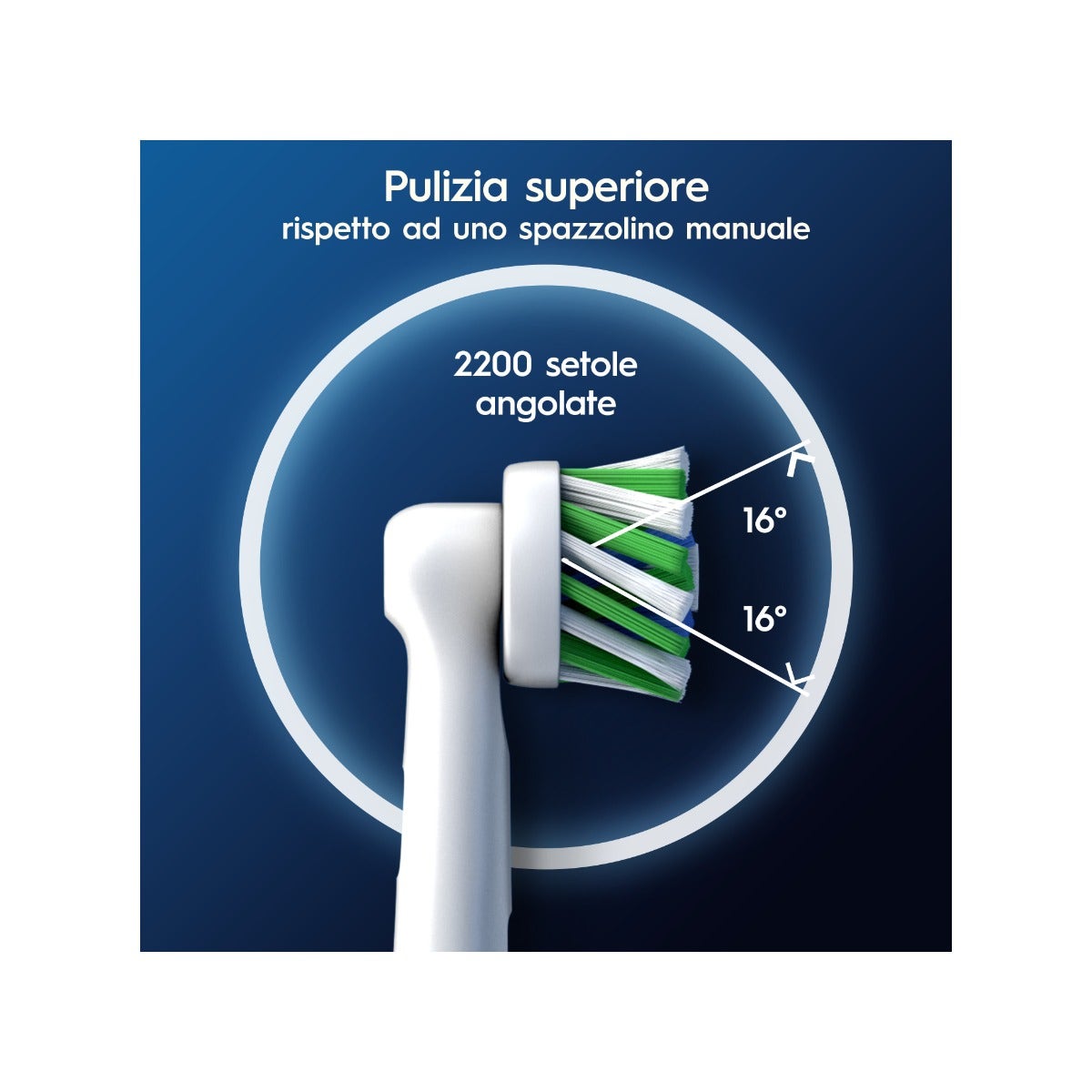 Oral-B Testine Di Ricambio Pro Cross Action 3 Pezzi-7