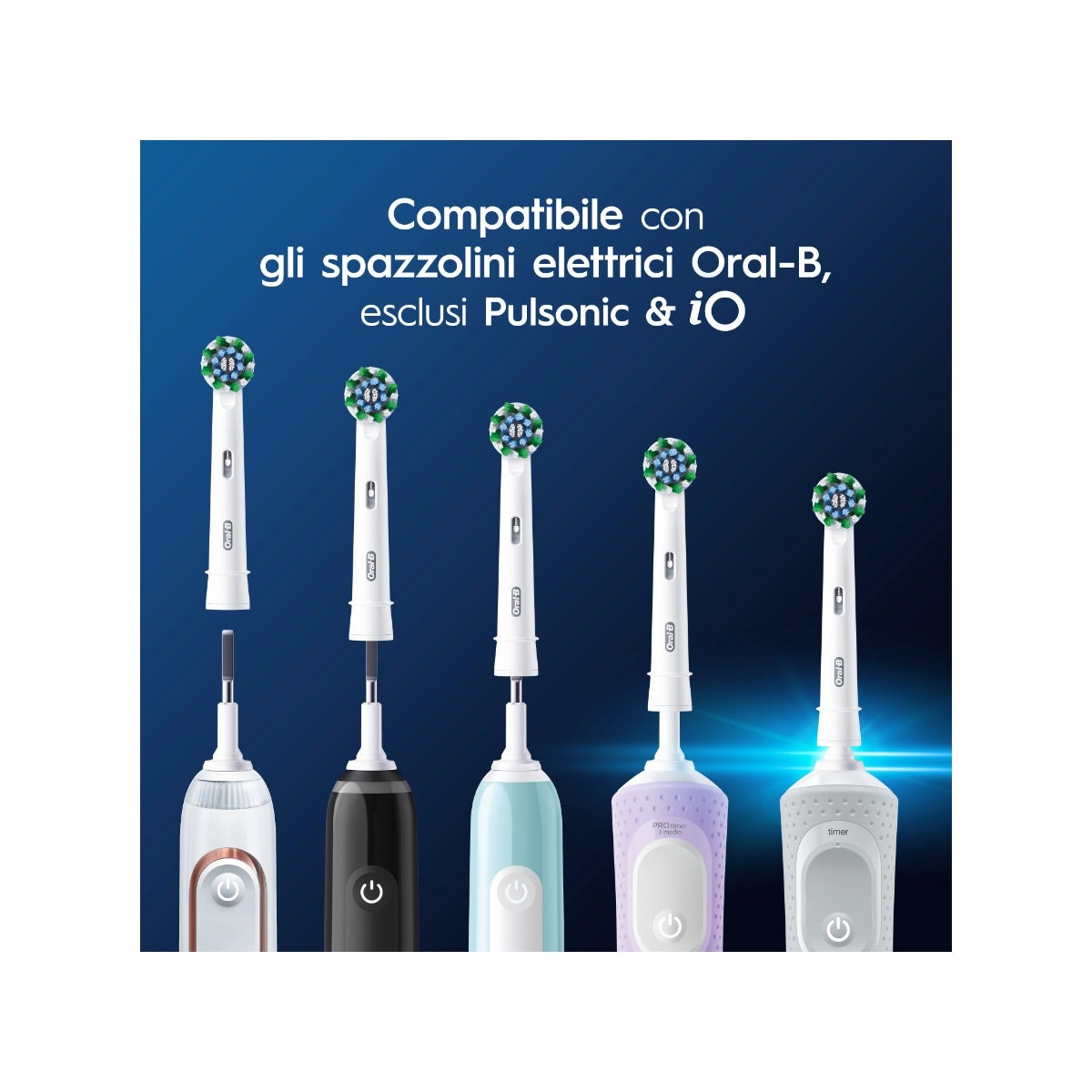 Oral-B Testine Di Ricambio Pro Cross Action 3 Pezzi-9