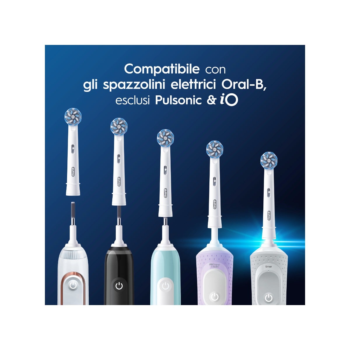 Oral-B Power Refill EB50 Sensitive Clean 5 Testine Di Ricambio-7
