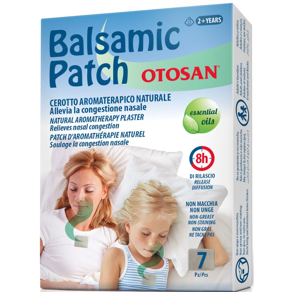 Otosan Balsamic Patch Cerotto Aromaterapico Naturale Naso 7 Pezzi  - 1