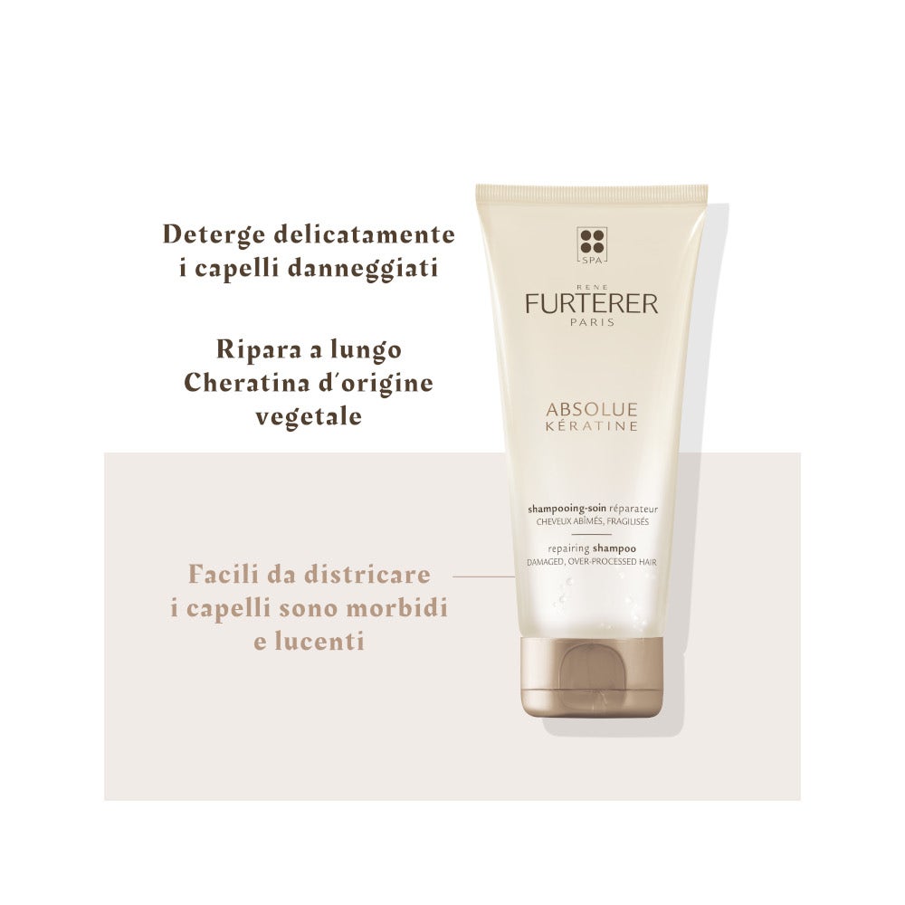 René Furterer Absolue Keratine Shampoo Ristrutturante Capelli Danneggiati E Fragilizzati 200ml-1