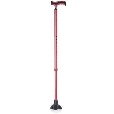 Mopedia Bastone Alluminio Con Base Larga Verde Cod RP191V-1