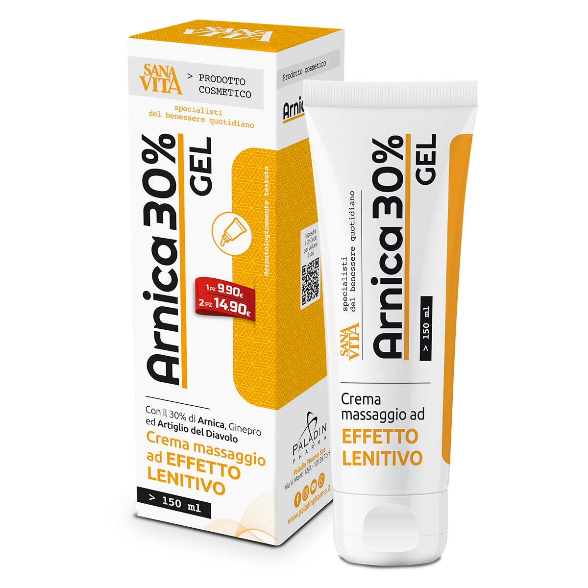 Sanavita Gel Arnica 30% 150ml.  - 3