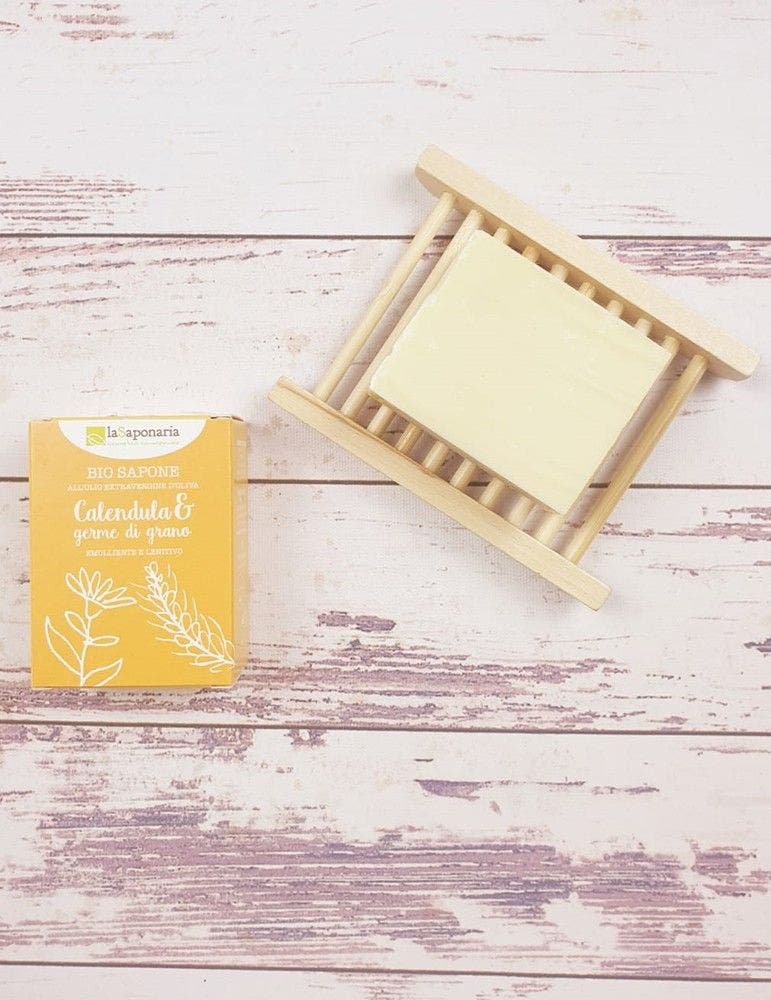 La Saponaria Bio Sapone Calendula/Germe Di Grano 100g  - 2