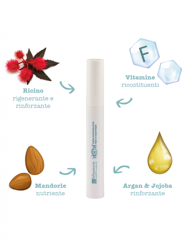 La Saponaria Wow Siero Rinforzante Ciglia/Sopracciglia 10ml  - 2