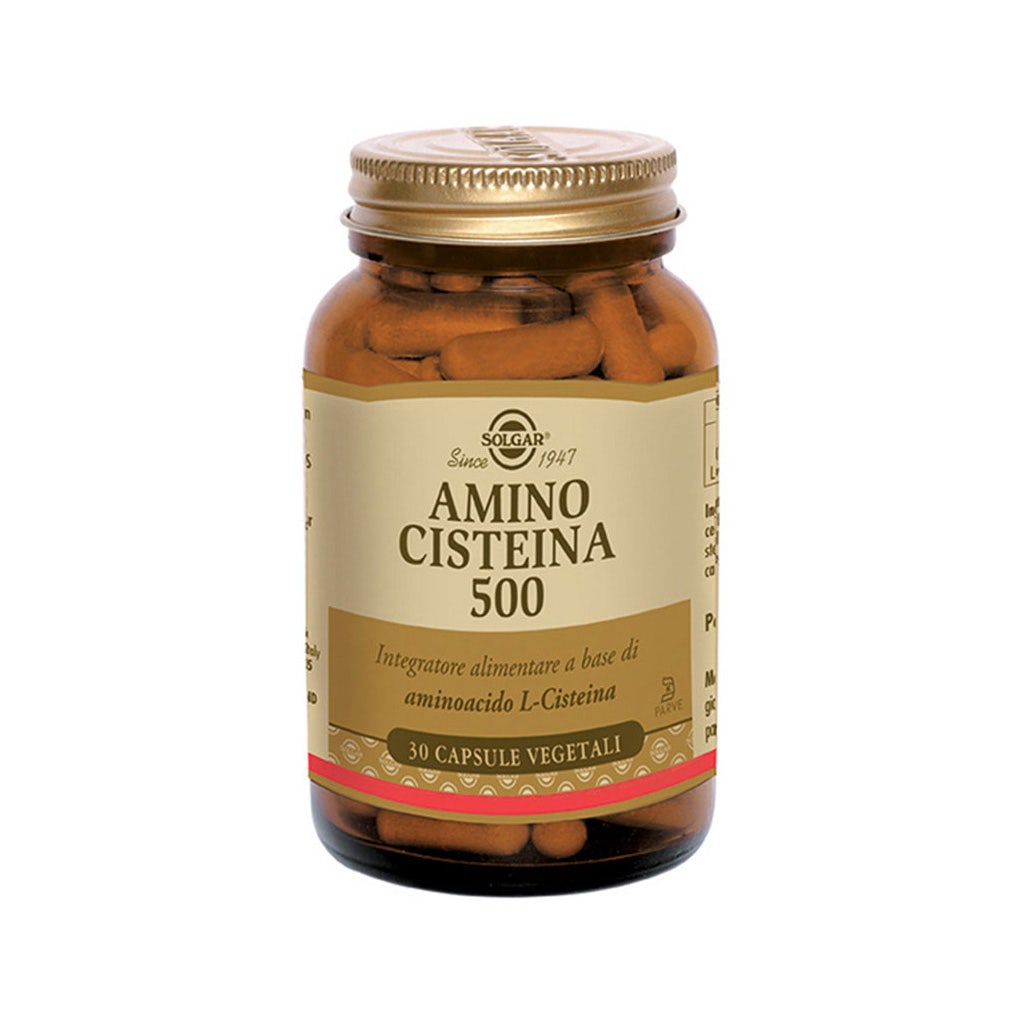 Amino Cisteina 500 Solgar 30 Capsule  - 3