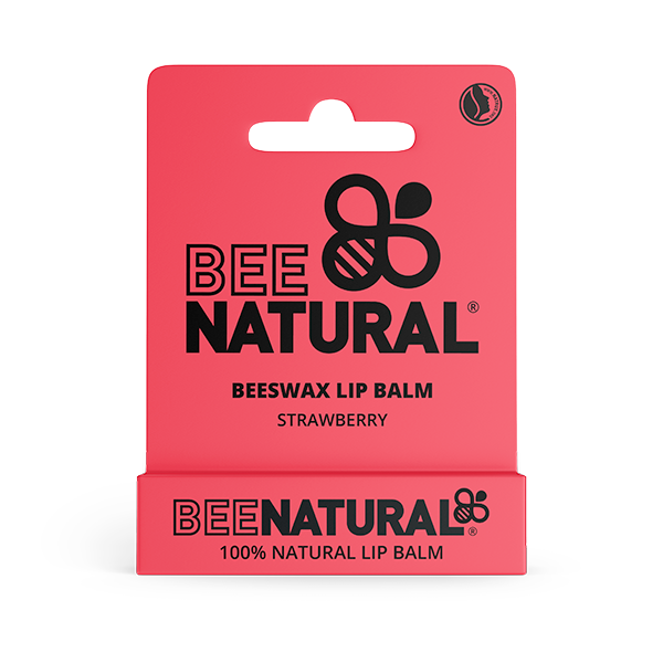 Bee Natural Lip Balm Gusto Fragola Stick 4,2g-1