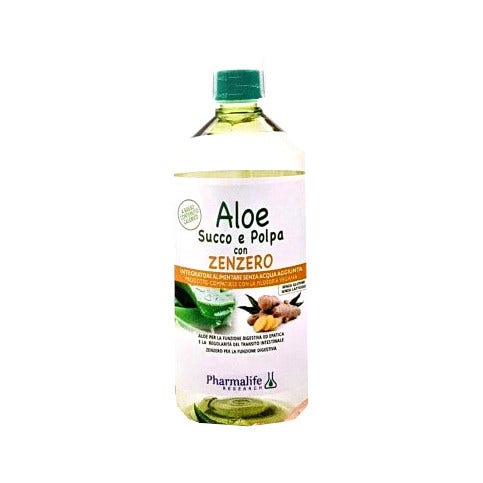 Aloe Succo Polpa Zenzero 1 Litro  - 1