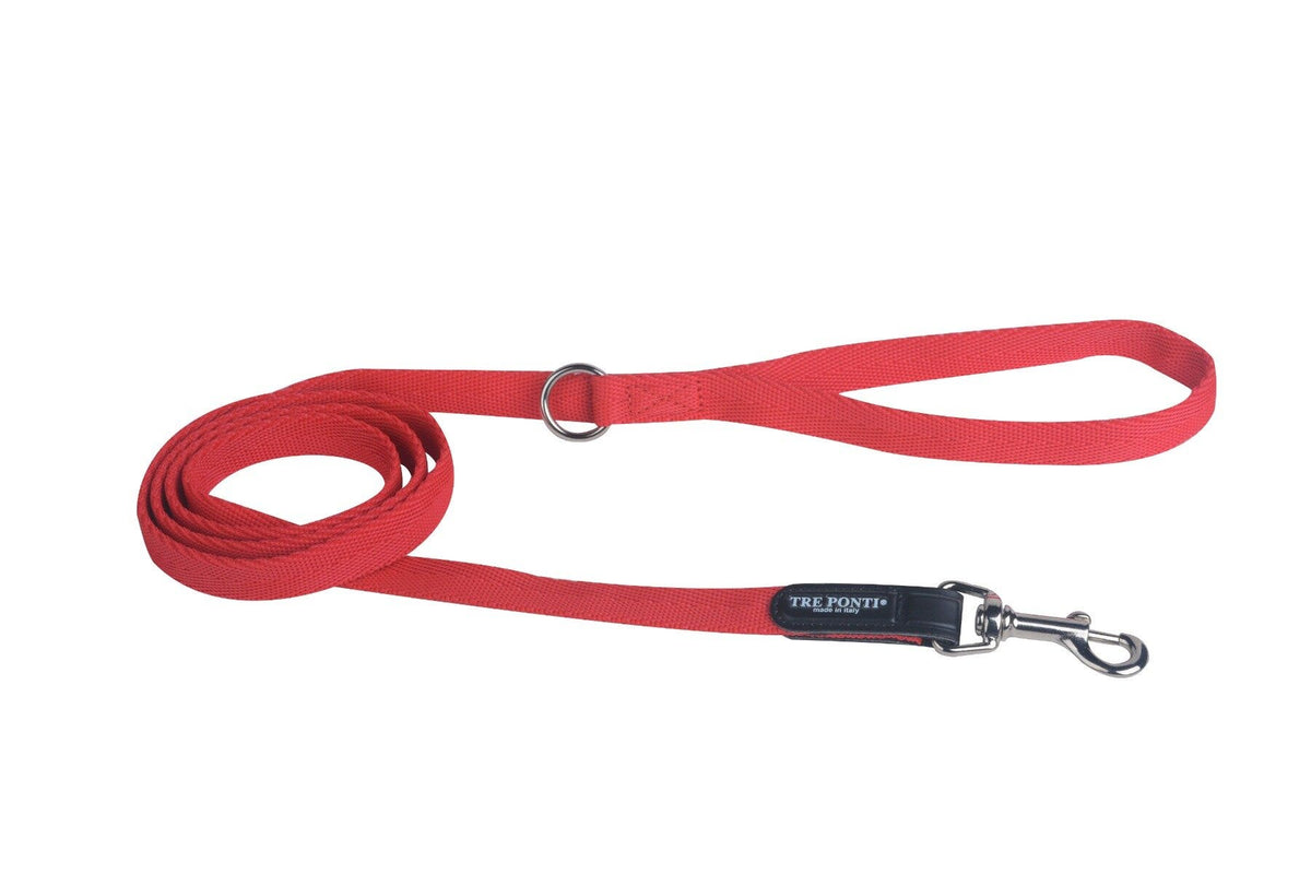 Tre Ponti Guinzaglio Classico Easy Fit Rosso-1