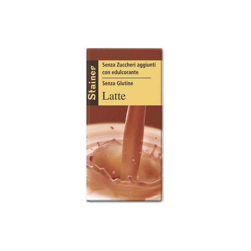 Stainer Tavoletta Al Latte Senza Zucchero E Senza Glutine  - 1