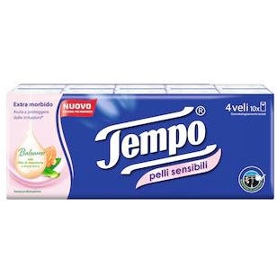 Tempo Fazzolettini Pelli Sensibili 10 Pezzi  - 1