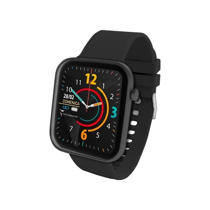 Techmade Have Smartwatch Con Frame In Alluminio 1,68" Full Black-6