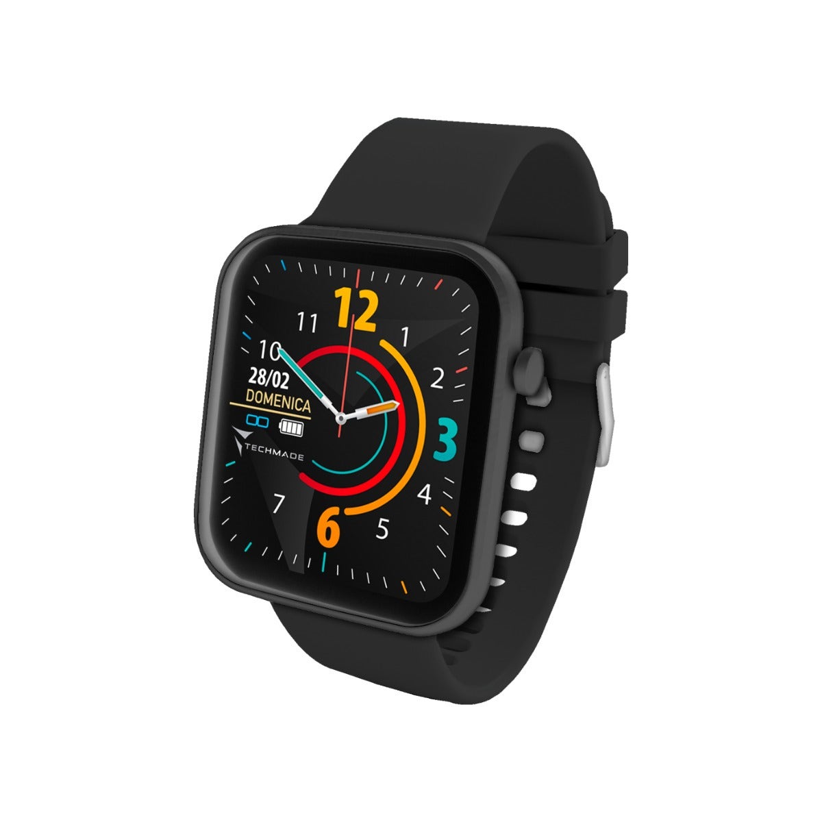 Techmade Have Smartwatch Con Frame In Alluminio 1,68" Full Black-3