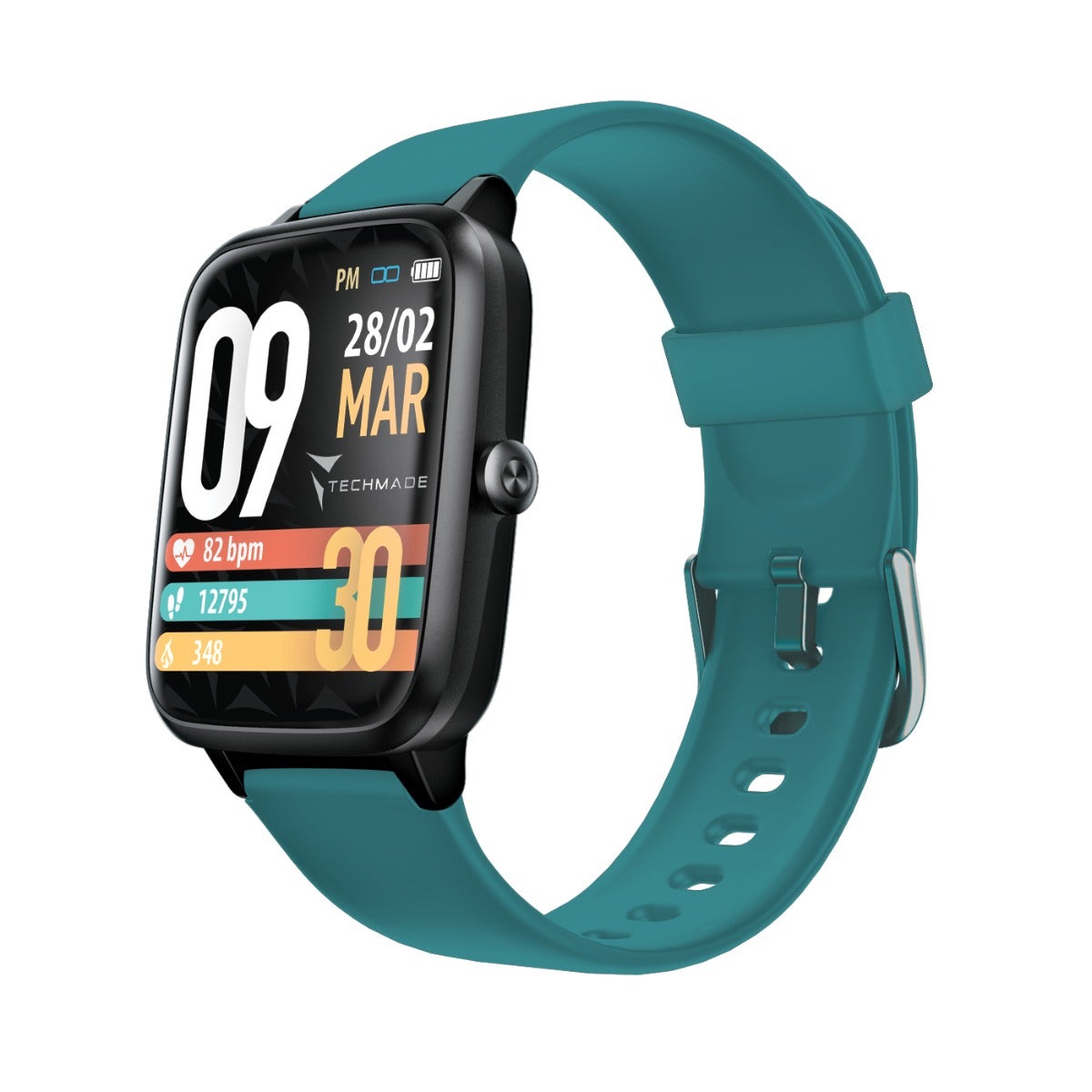 Techmade Smartwatch Sport Con GPS Integrato Green-2