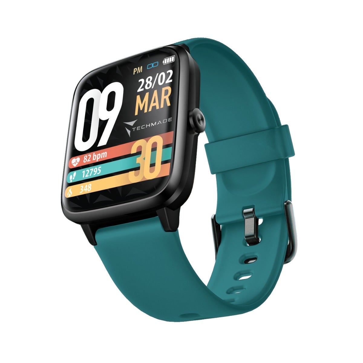 Techmade Smartwatch Sport Con GPS Integrato Green-5