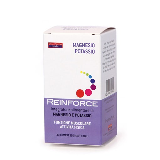 Reinforce Magnesio + Potassio 30 Compresse Masticabili  - 2
