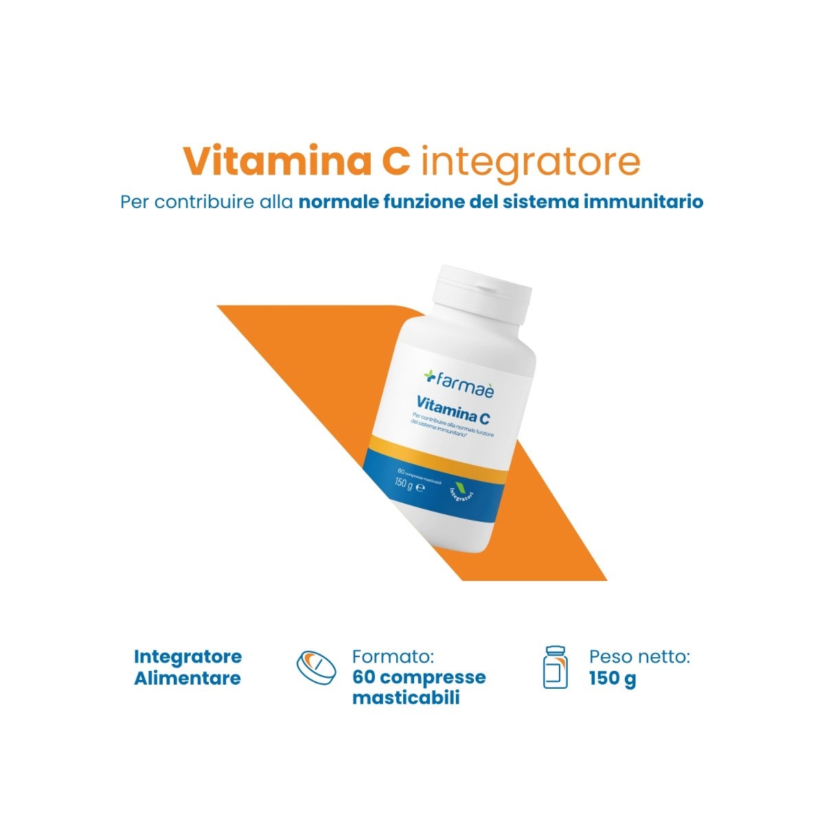 Farmaè Vitamina C Integratore 60 Compresse Masticabili-6